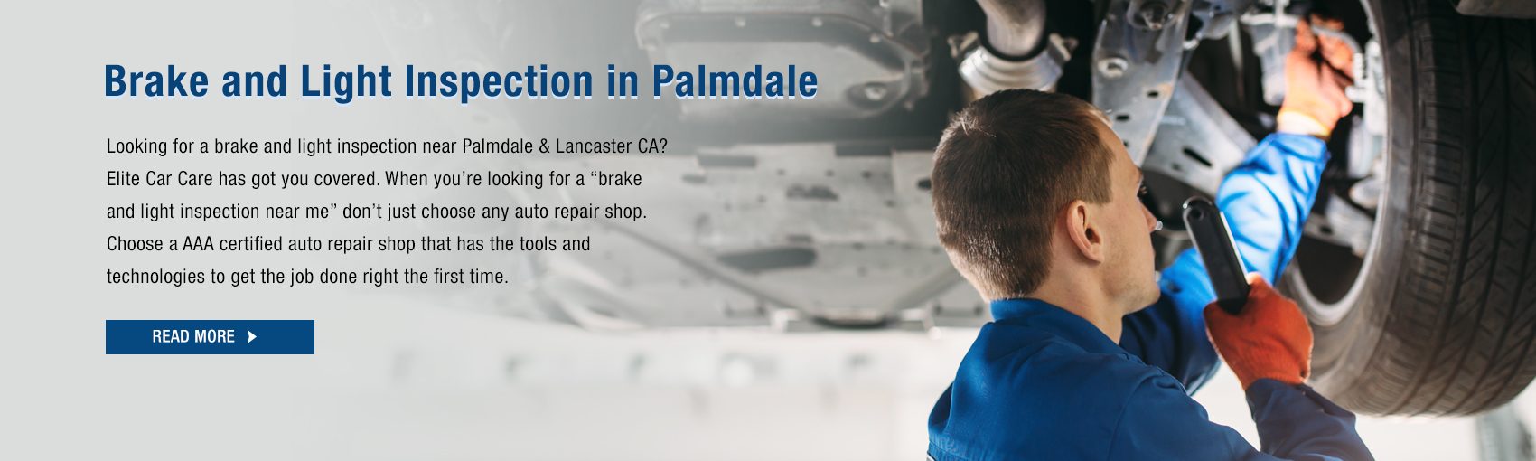 Brake and Light Inspection in Palmdale